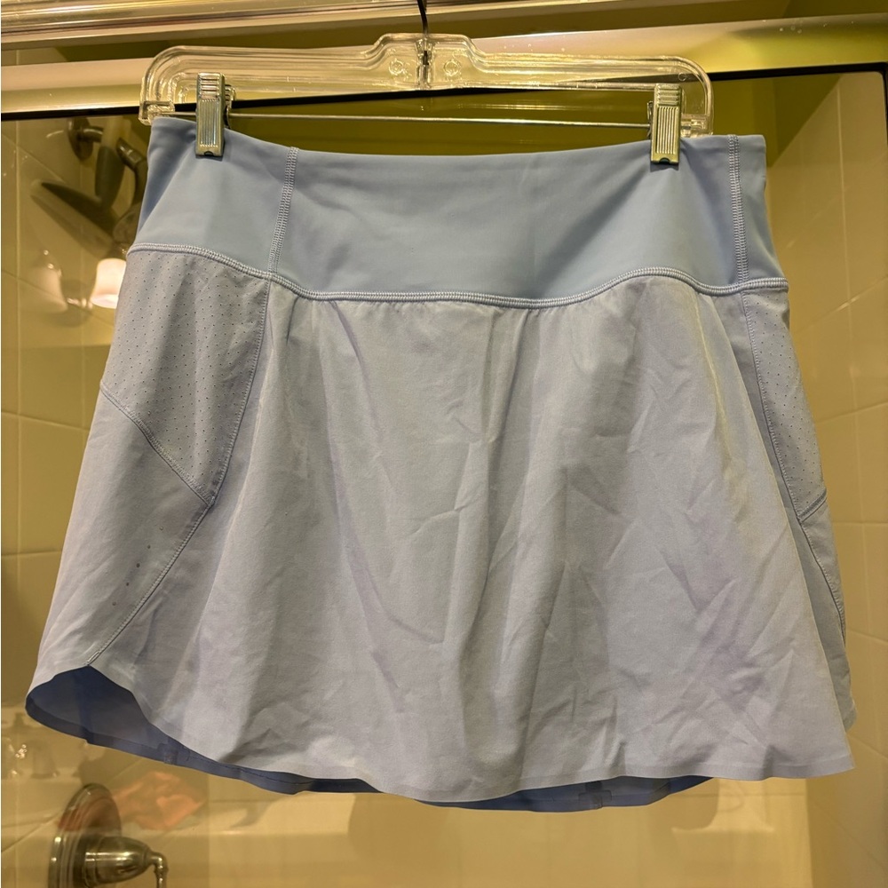 Athleta skort 14” Run With it periwinkle blue